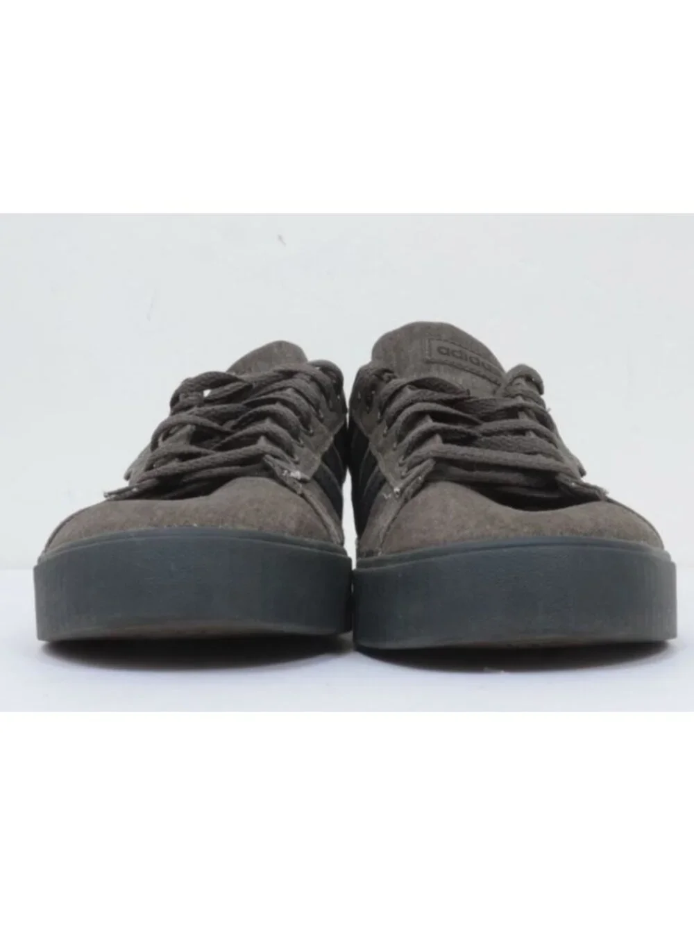 Adidas Mens 8.5 Neo Daily 3.0 'Dark Brown Black Olive Green' Canvas Sneakers